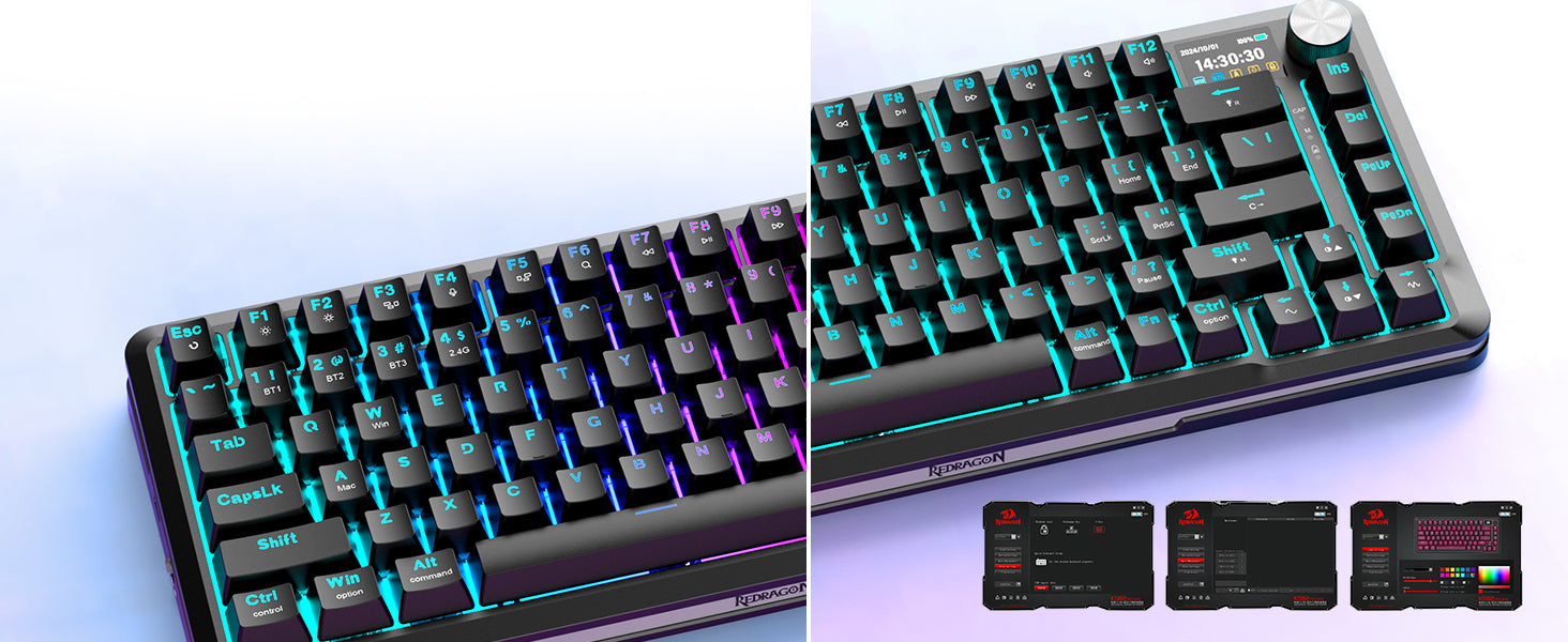 Redragon K708-RGB-PRO Gasket Tri-Mode Mechanical keyboard
