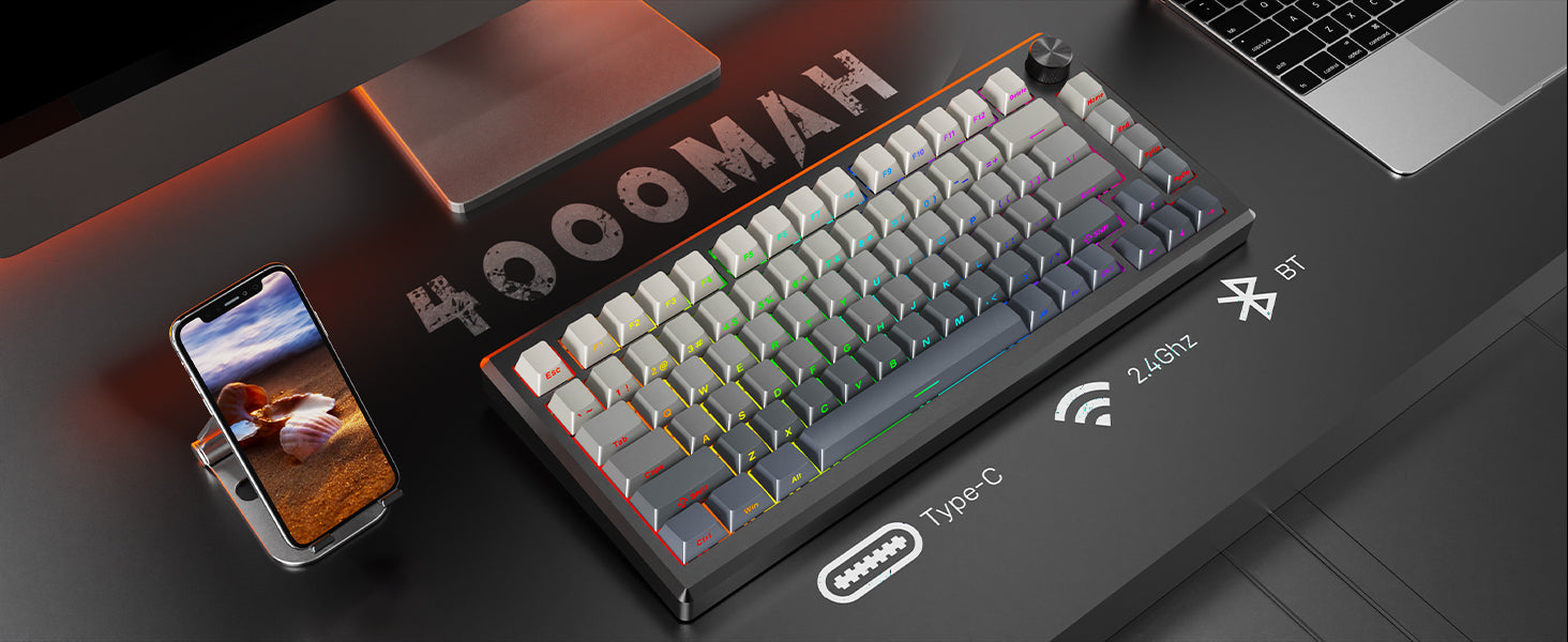 Redragon K732SP-RGB-PRO Gaming Keyboard With Tri-Mode Connection