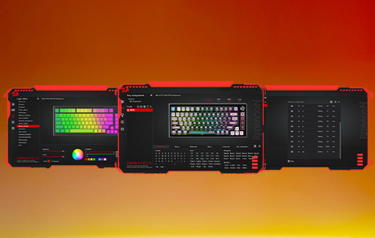 Redragon K732SP-RGB-PRO Compact Aluminum Mechanical Gaming Keyboard
