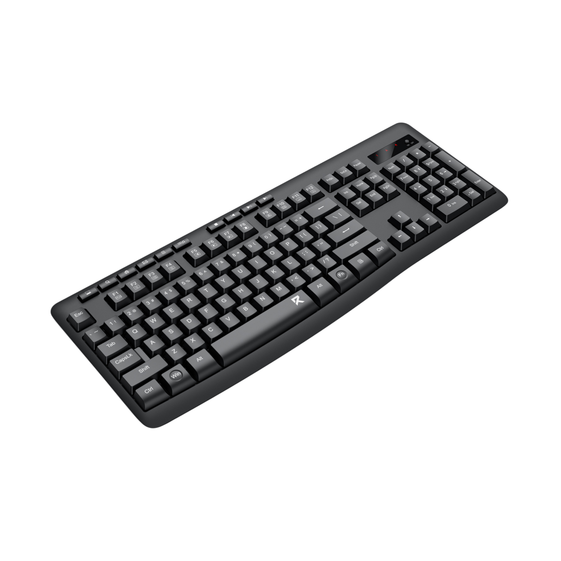 Redragon BK-7367 Rainbow Backlit Membrane Gaming Keyboard (Black)