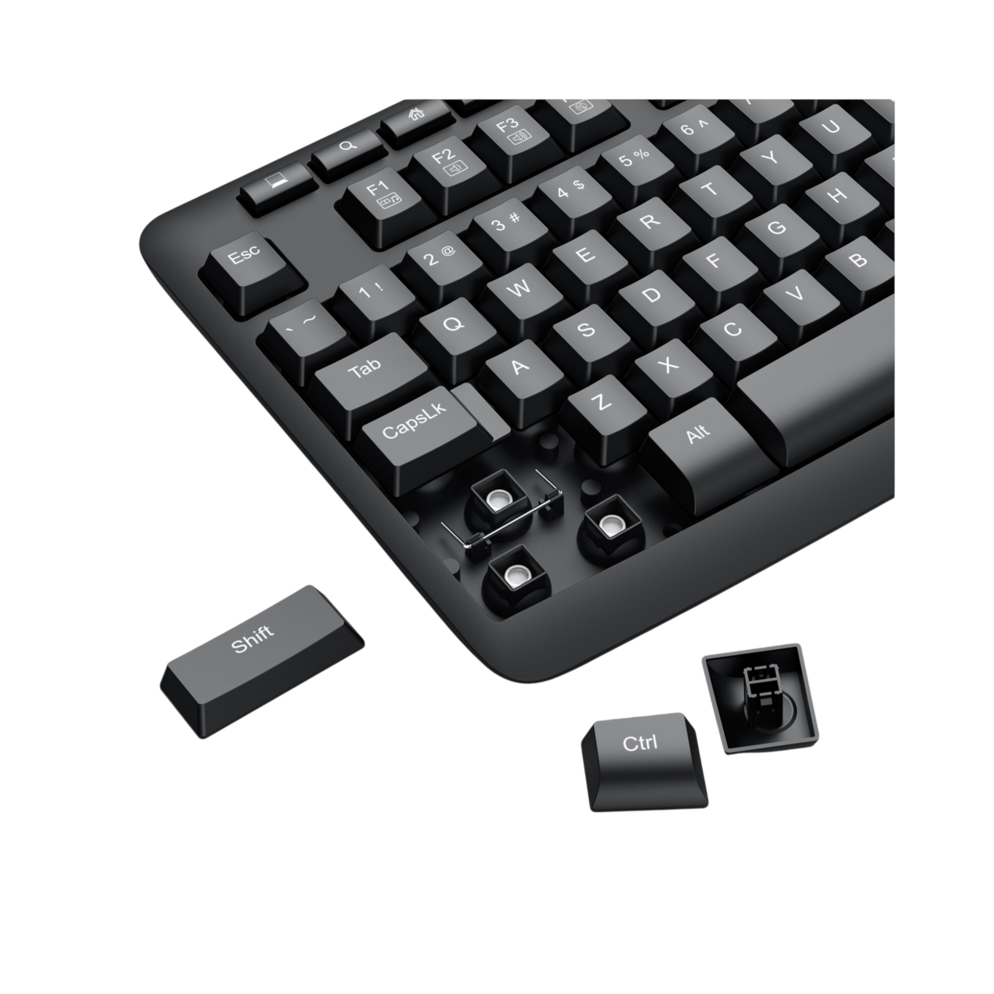 Redragon BK-7367 Rainbow Backlit Membrane Gaming Keyboard (Black)