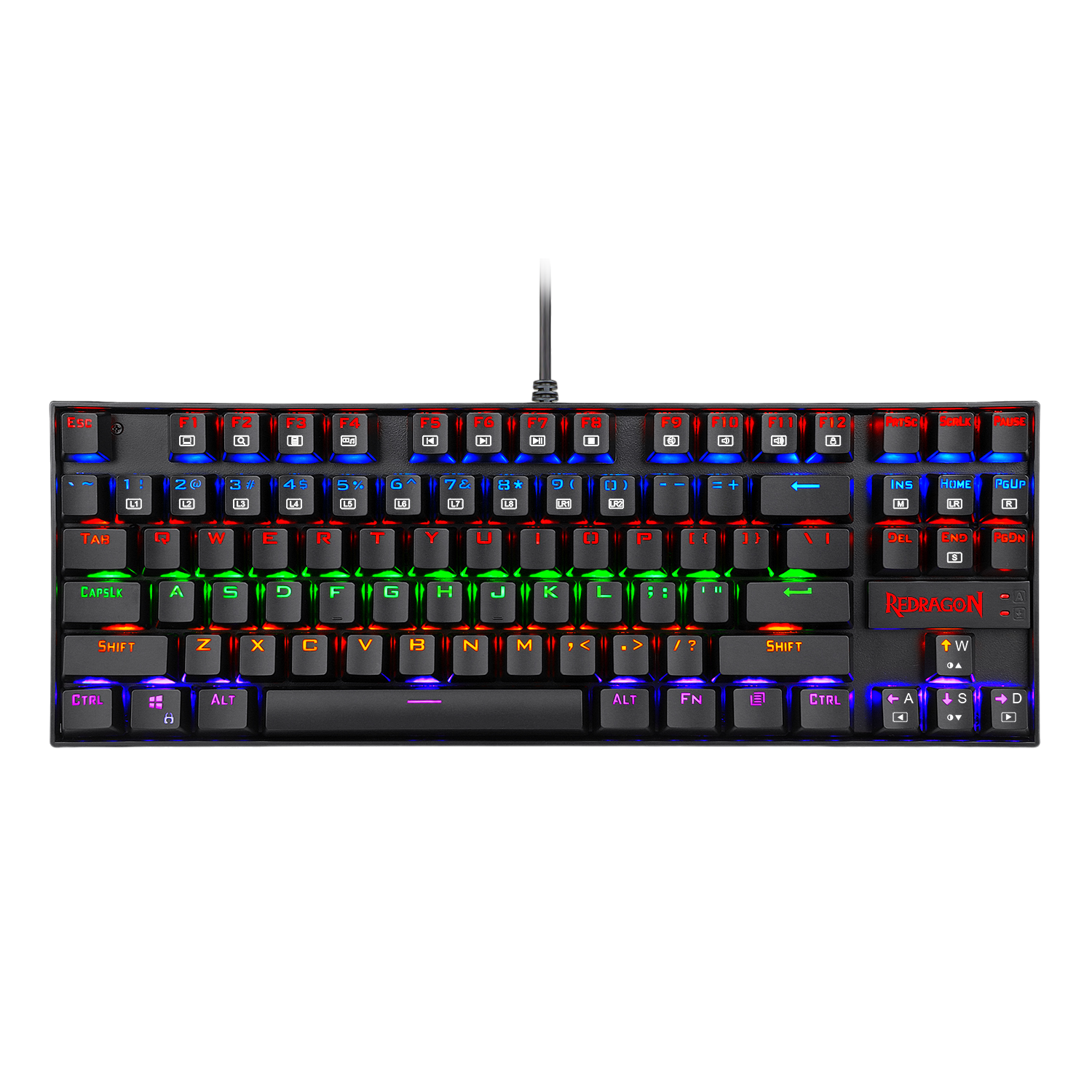 Redragon K552-KR Rainbow Backlight TKL Mechanical Gaming Keyboard