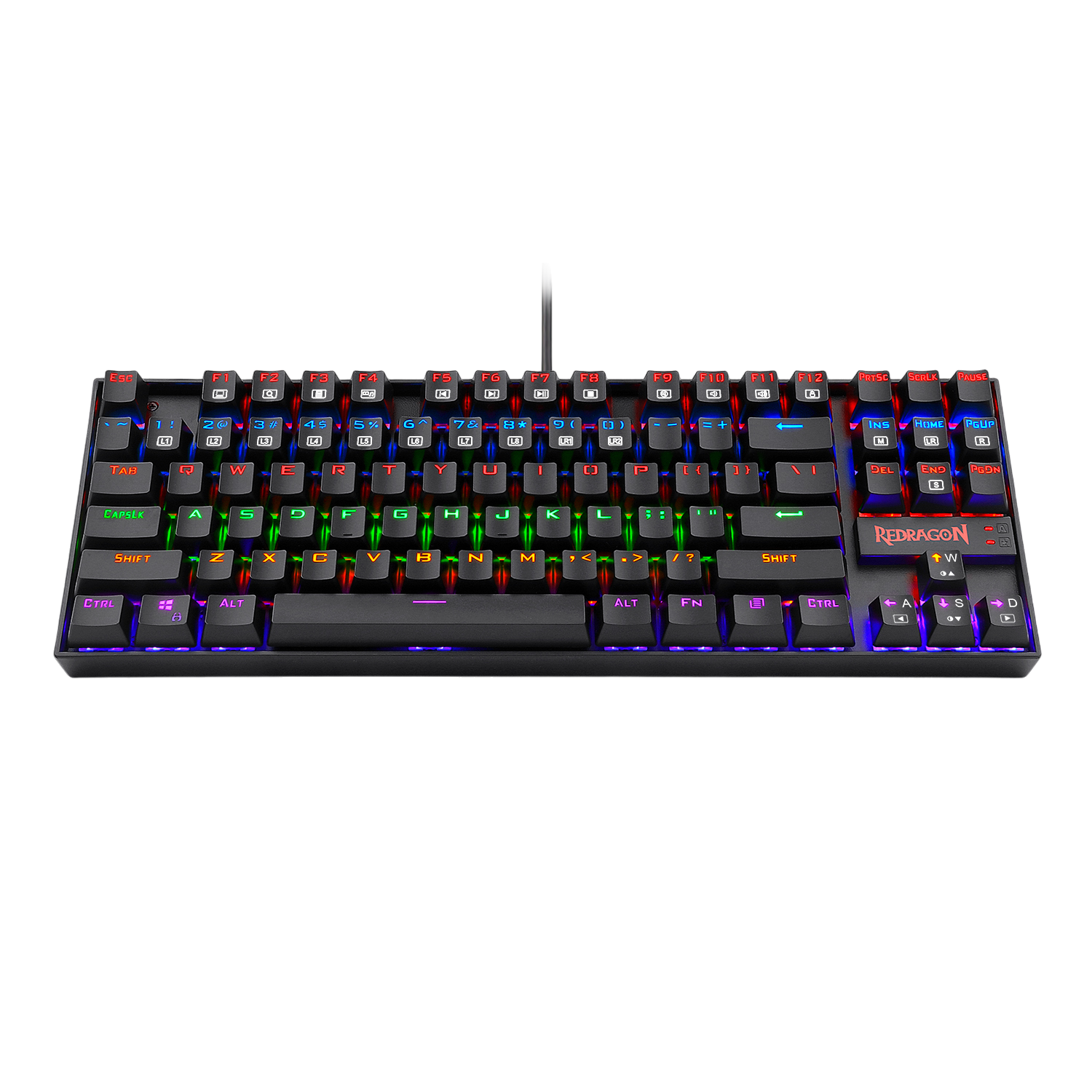 Redragon K552-KR Rainbow Backlight TKL Mechanical Gaming Keyboard