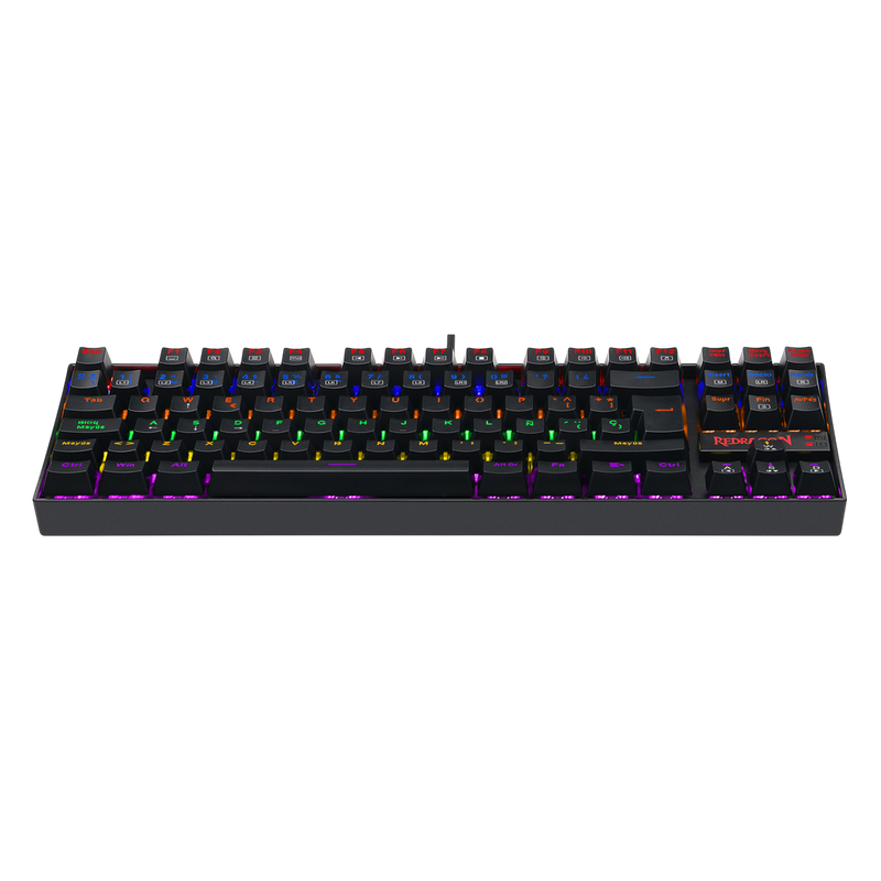Redragon K552-KR-ES Rainbow Backlight TKL Mechanical Gaming Keyboard