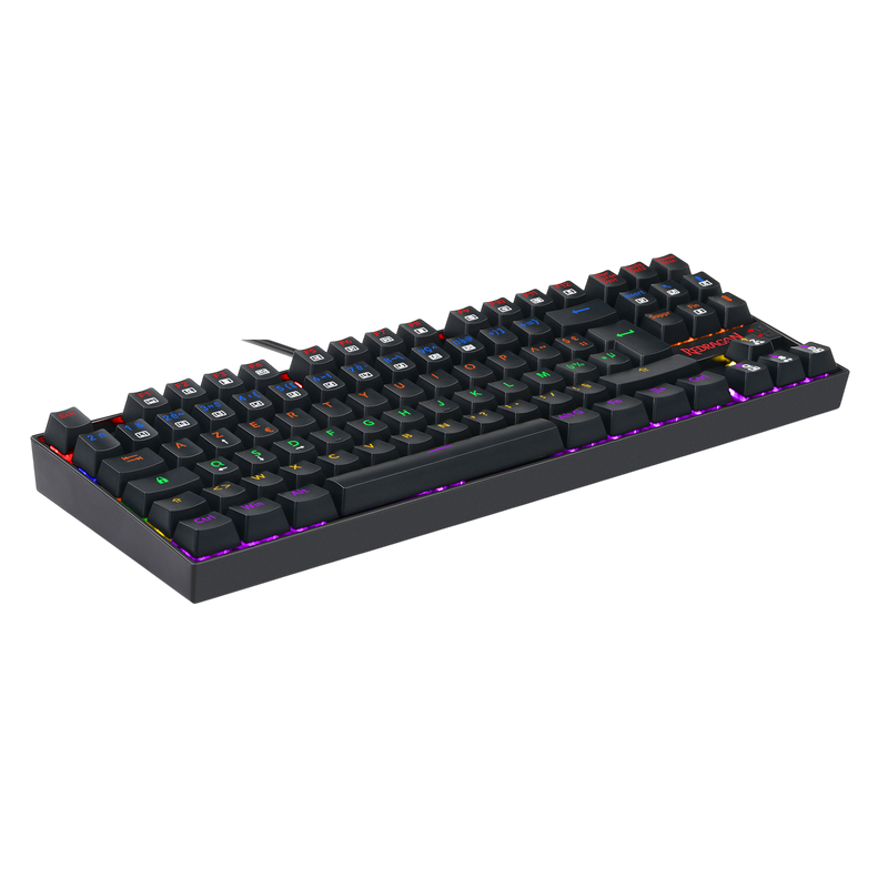 Redragon K552-KR-FR Rainbow Backlight TKL Mechanical Gaming Keyboard