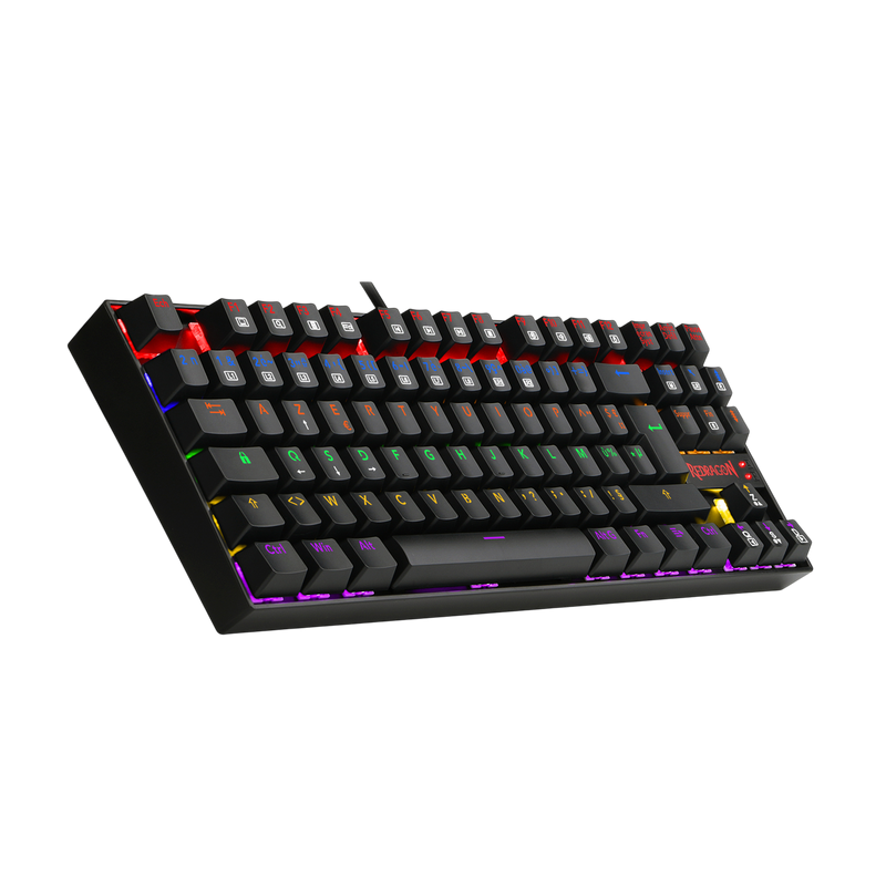 Redragon K552-KR-FR Rainbow Backlight TKL Mechanical Gaming Keyboard