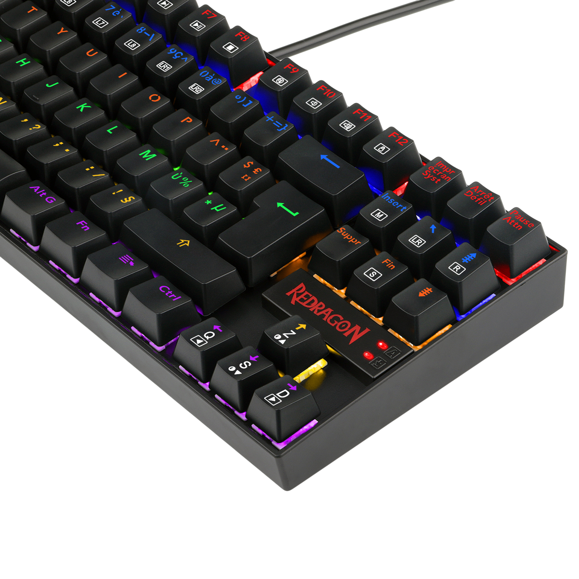 Redragon K552-KR-FR Rainbow Backlight TKL Mechanical Gaming Keyboard