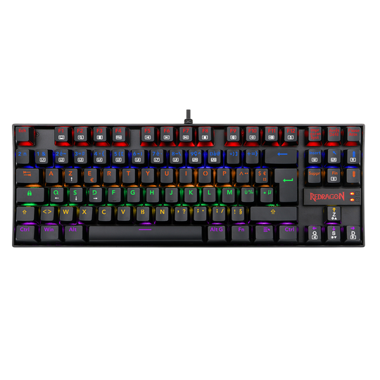 Redragon K552-KR-FR Rainbow Backlight TKL Mechanical Gaming Keyboard