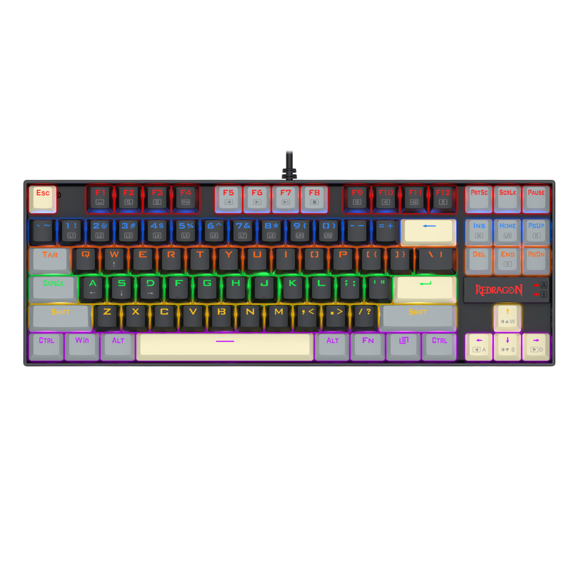 Redragon K552LGY-R TKL Mechanical Gaming Keyboard