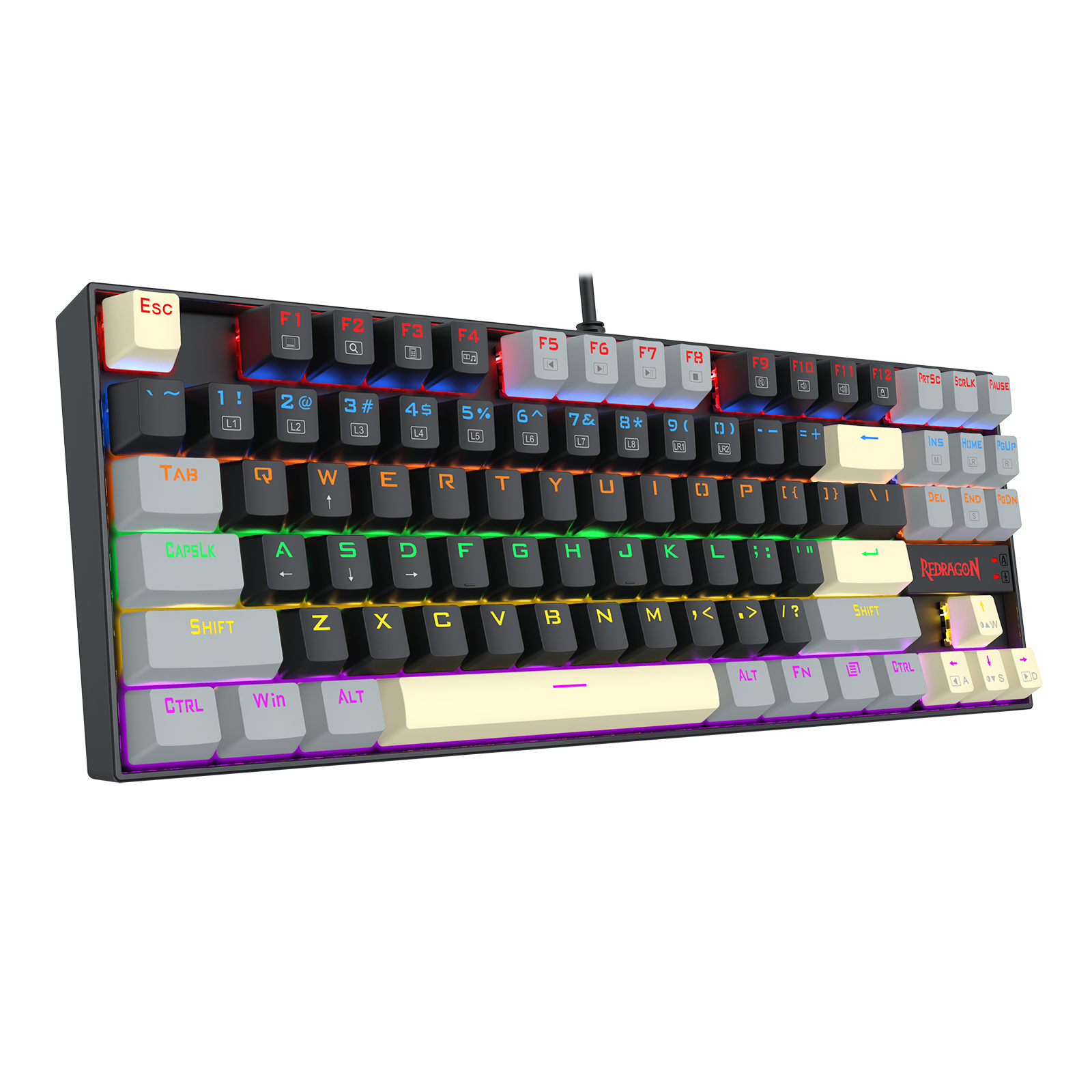Redragon K552LGY-R TKL Mechanical Gaming Keyboard
