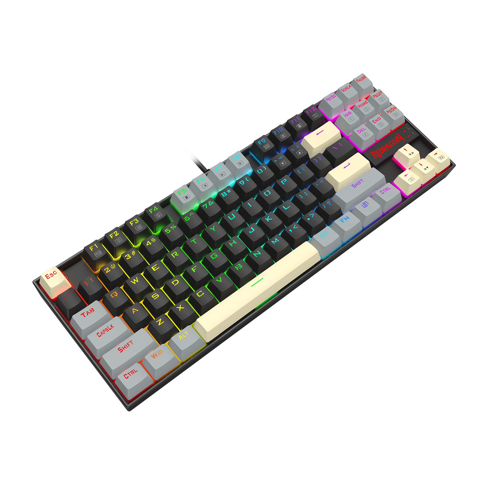 Redragon K552LGY-RGB TKL Mechanical Gaming Keyboard
