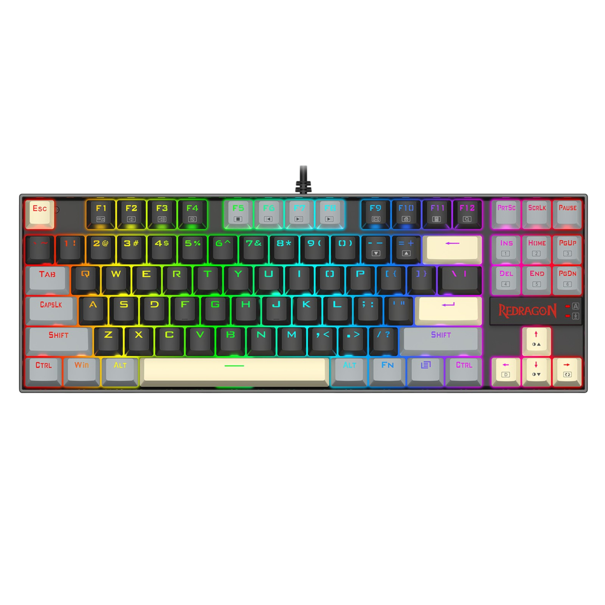 Redragon K552LGY-RGB TKL Mechanical Gaming Keyboard