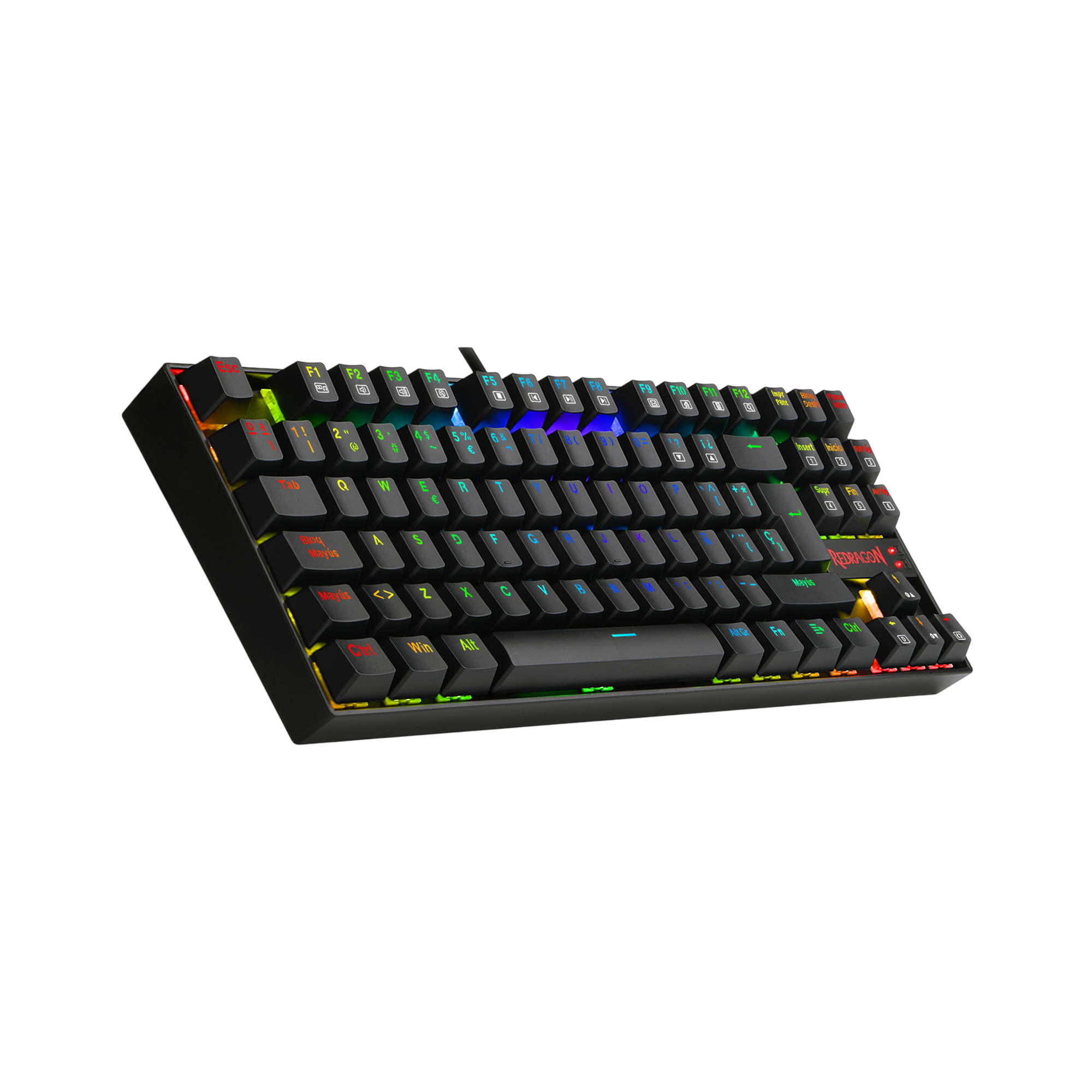 Redragon K552P-KR-ES RGB TKL Mechanical Gaming Keyboard