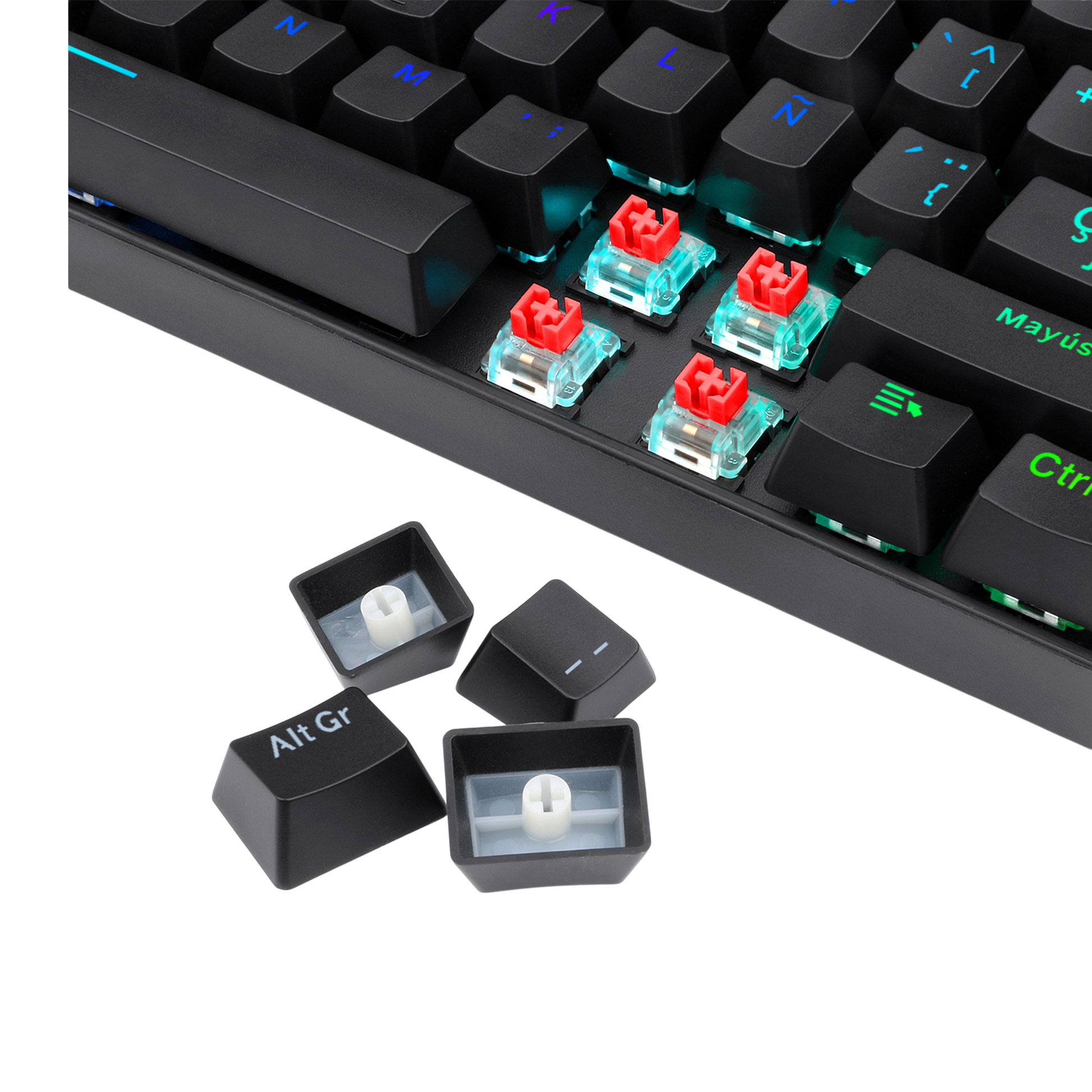 Redragon K552P-KR-ES RGB TKL Mechanical Gaming Keyboard