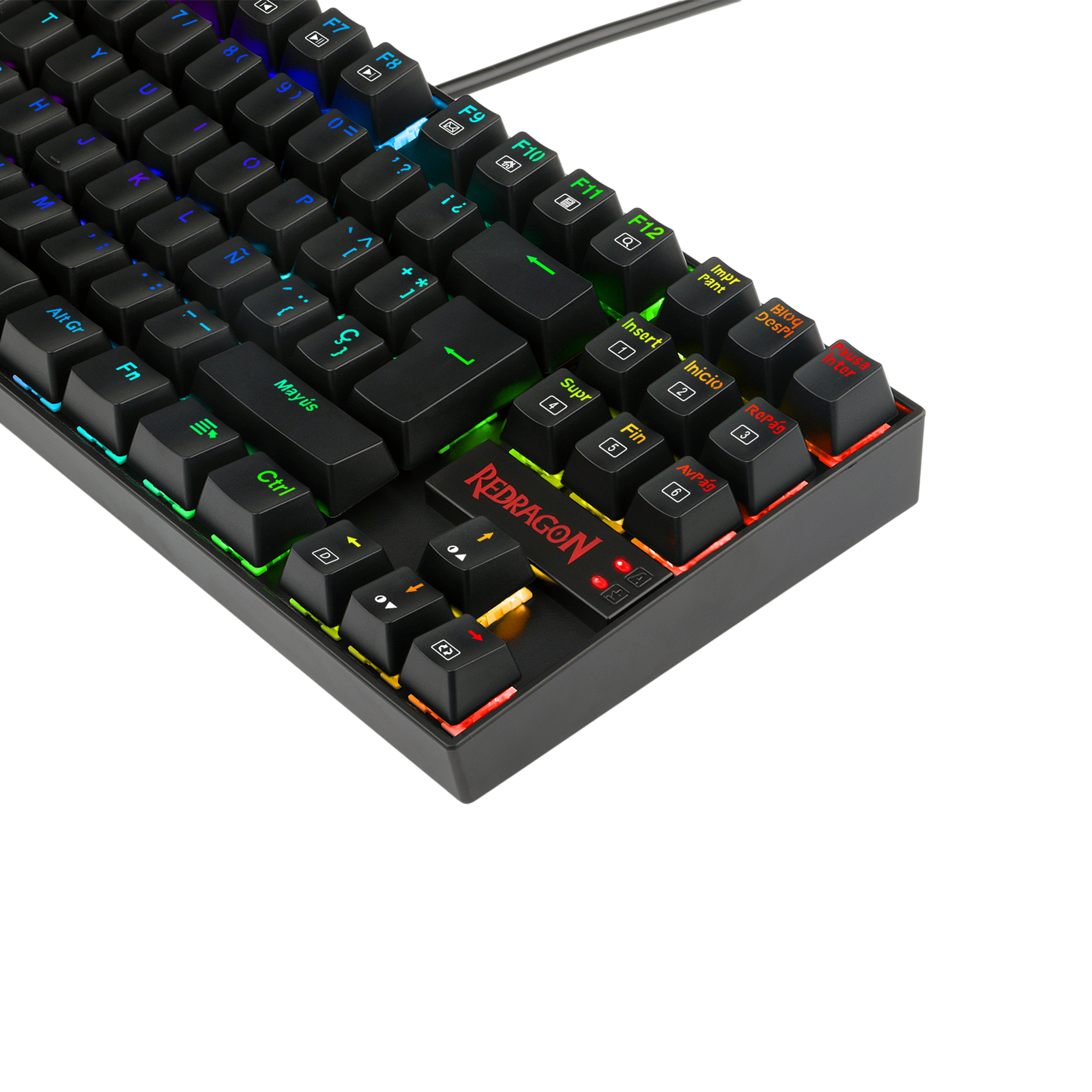 Redragon K552P-KR-ES RGB TKL Mechanical Gaming Keyboard