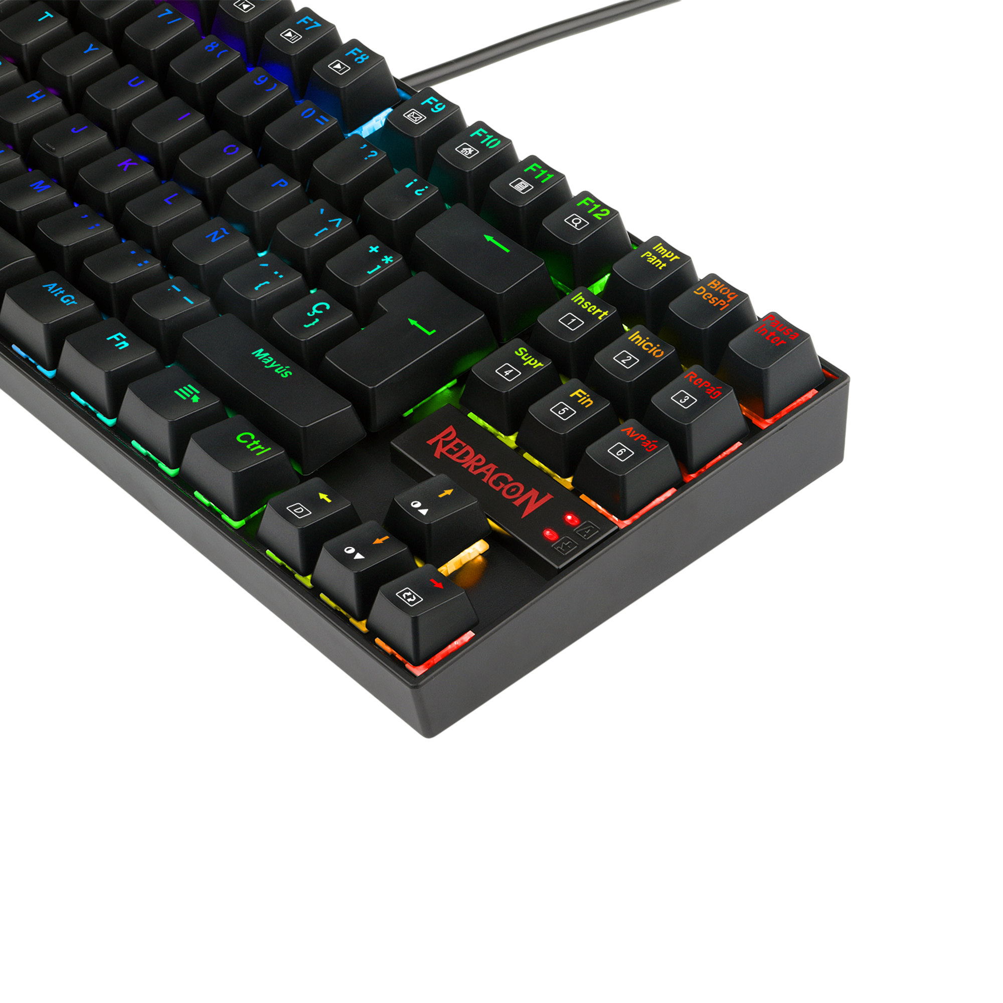 Redragon K552P-KR-ES RGB TKL Mechanical Gaming Keyboard