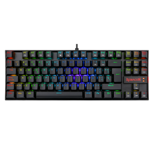 Redragon K552P-KR-ES RGB TKL Mechanical Gaming Keyboard