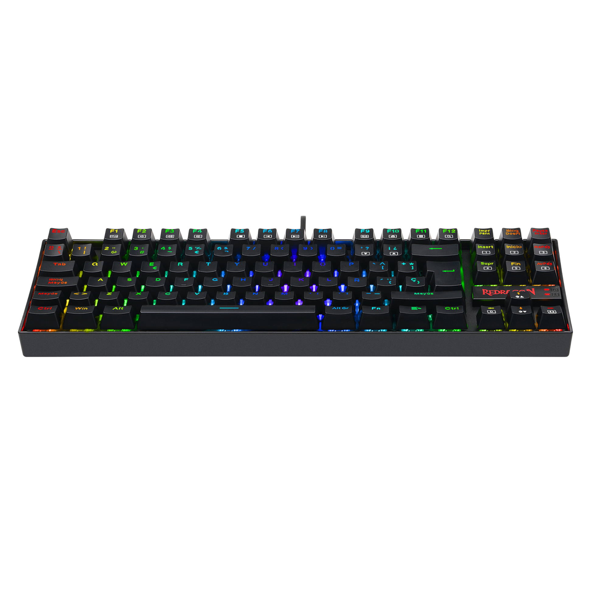 Redragon K552P-KR-ES RGB TKL Mechanical Gaming Keyboard