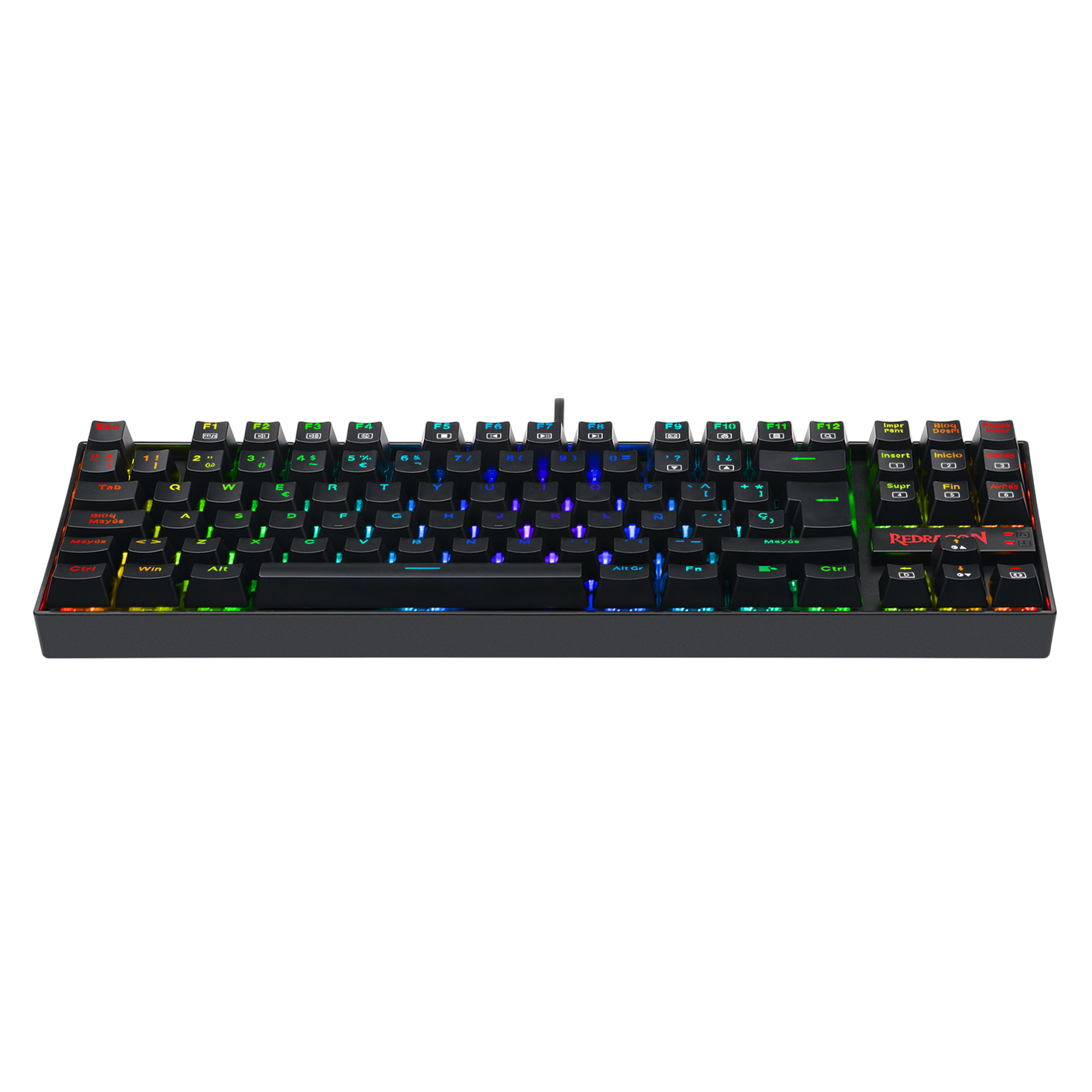 Redragon K552P-KR-ES RGB TKL Mechanical Gaming Keyboard