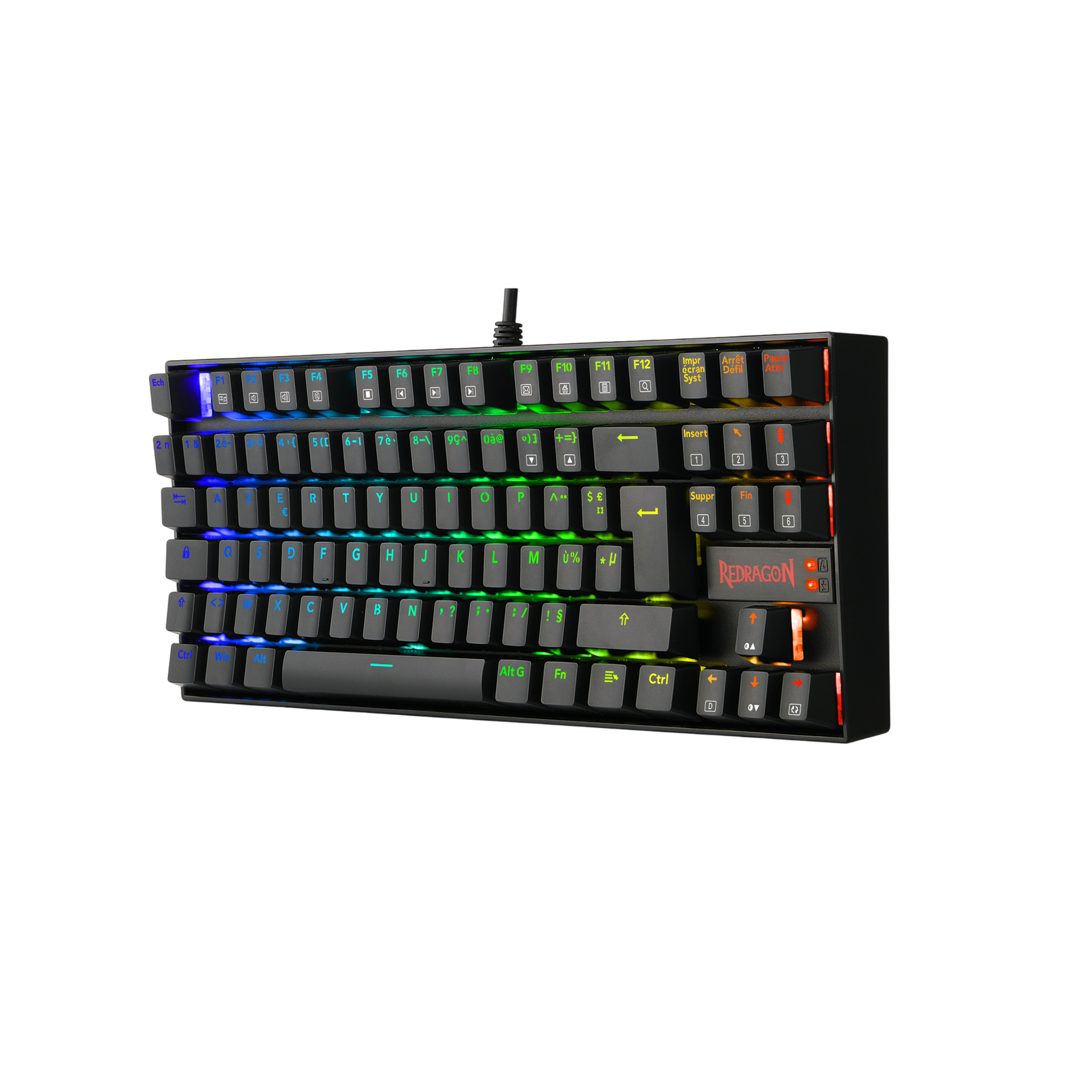 Redragon K552P-KR-FR RGB TKL Mechanical Gaming Keyboard