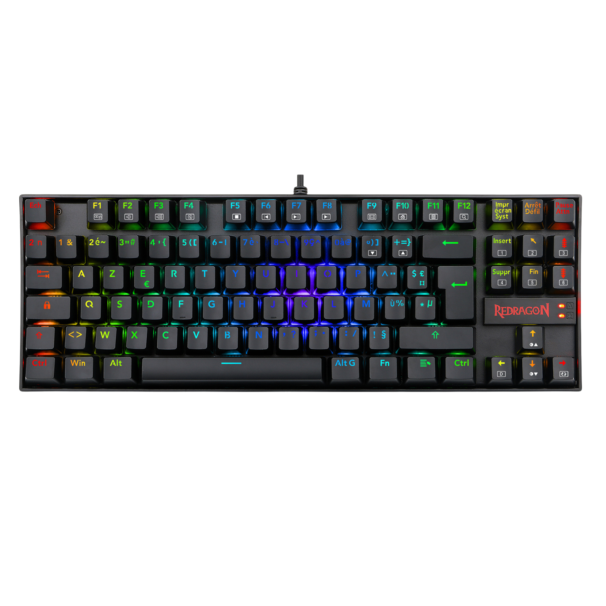 Redragon K552P-KR-FR RGB TKL Mechanical Gaming Keyboard