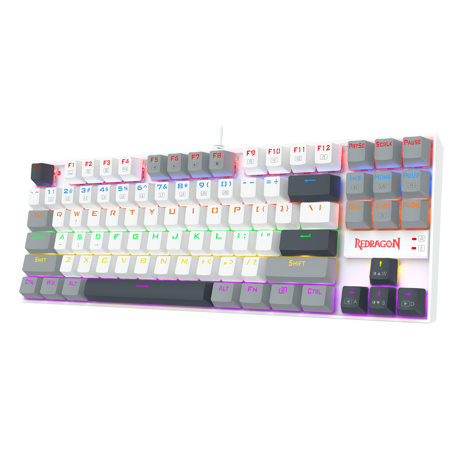 Redragon K552GLR-R 87 Key TKL Mechanical Gaming Keyboard
