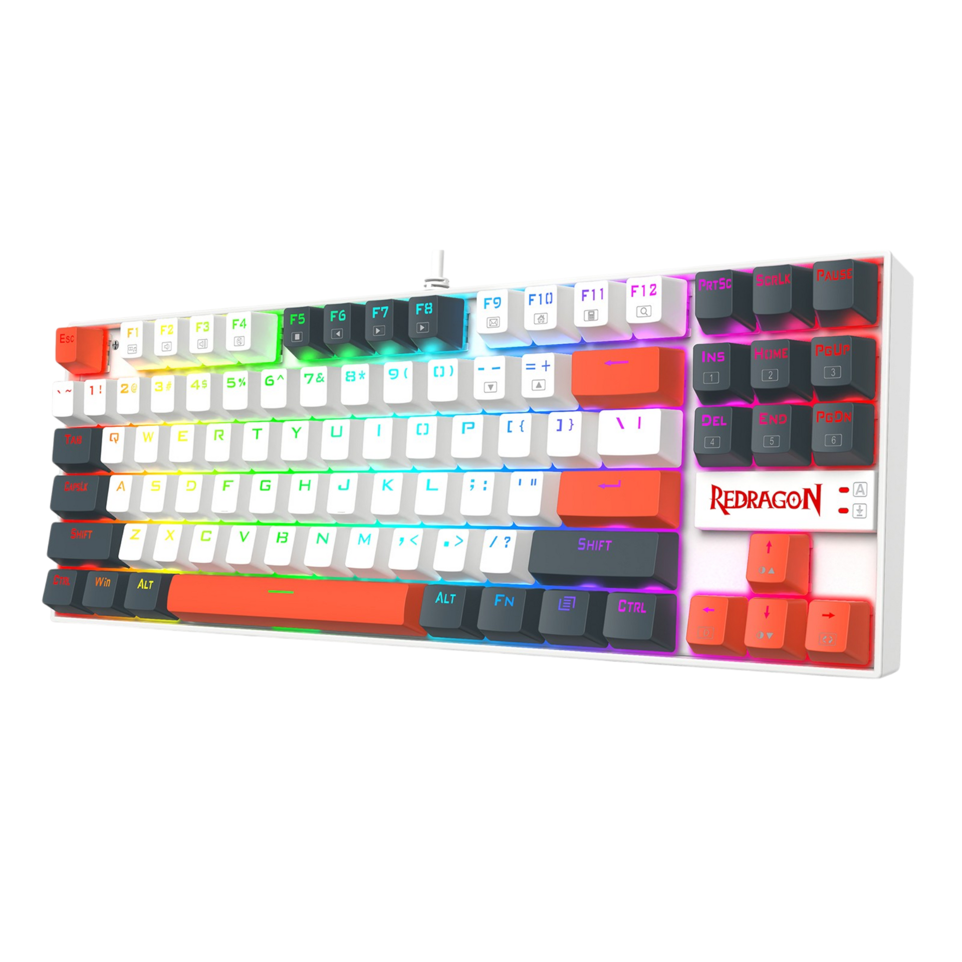 ゲーミングLED冷蔵庫　レッドブル　モンスター　ホワイト Redragon K552WLR-RGB TKL Mechanical Gaming Keyboard 冷蔵庫・冷凍庫
