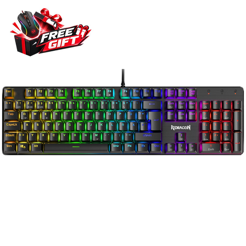 Redragon K671 104-Key Mechanical Gaming Keyboard (US Layout) US