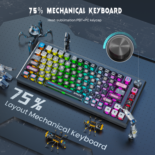 Redragon K732MC-RGB-PRO Gaming Keyboard With Tri-Mode Connection
