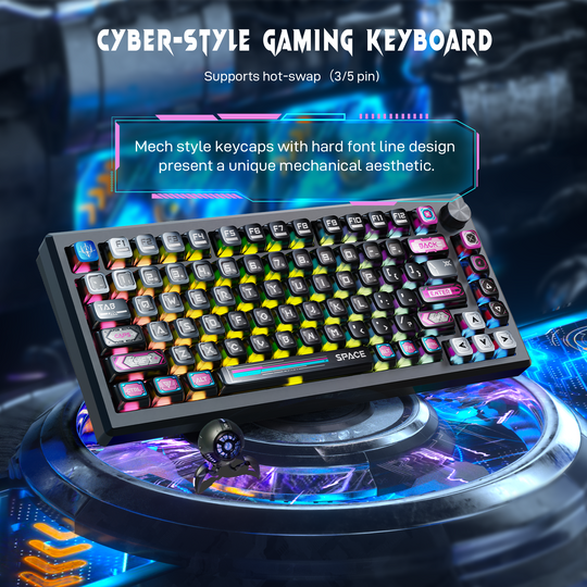 Redragon K732MC-RGB-PRO Gaming Keyboard With Metal Control Knob