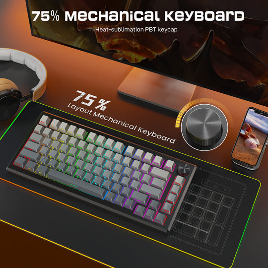 Redragon K732SP-RGB-PRO Gaming Keyboard With Gasket Mount Structure