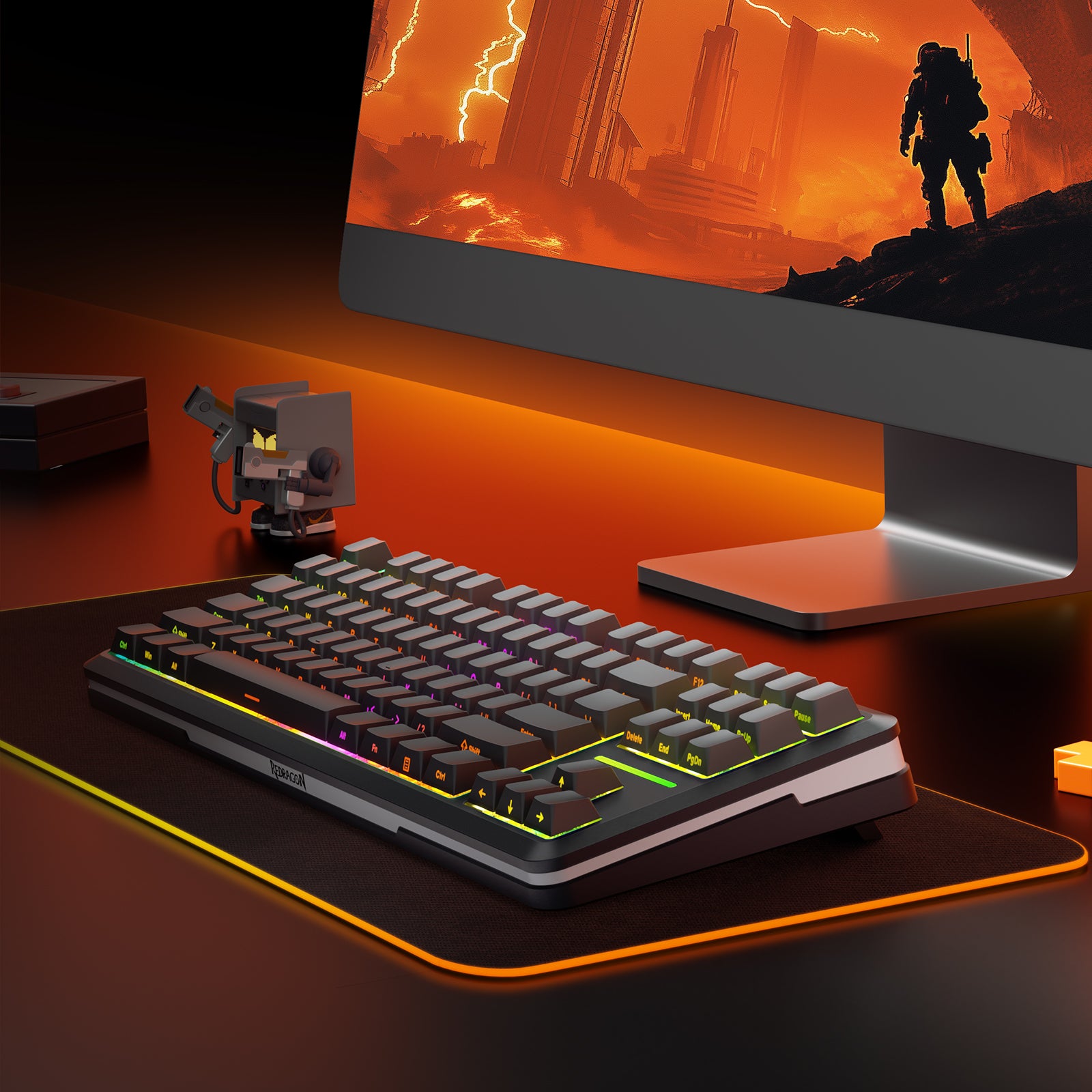 Redragon K734SP-RGB-PRO TKL Mechanical Keyboard