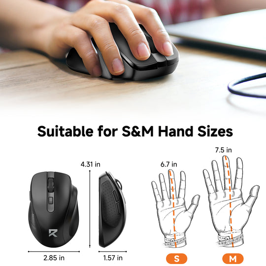 Redragon BM-4091 Dual Mode Wireless Mice