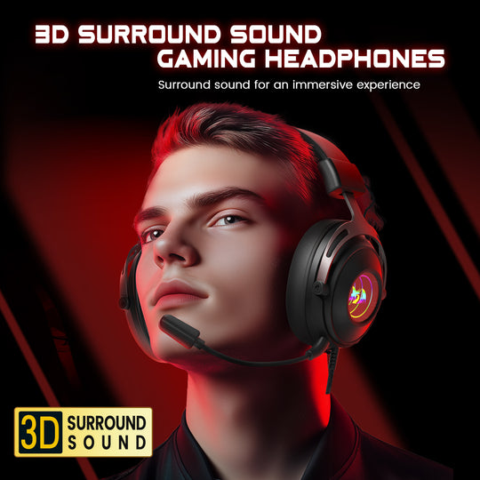 Redragon H389 Gaming Headset with RGB lighting