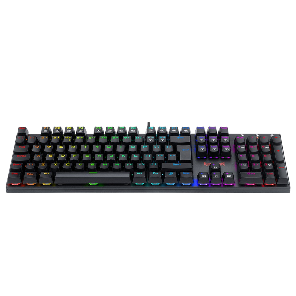 105 Windows Keyboard Redragon K565-RGB 105-Key Mechanical Gaming Keyboard(UK Layout)