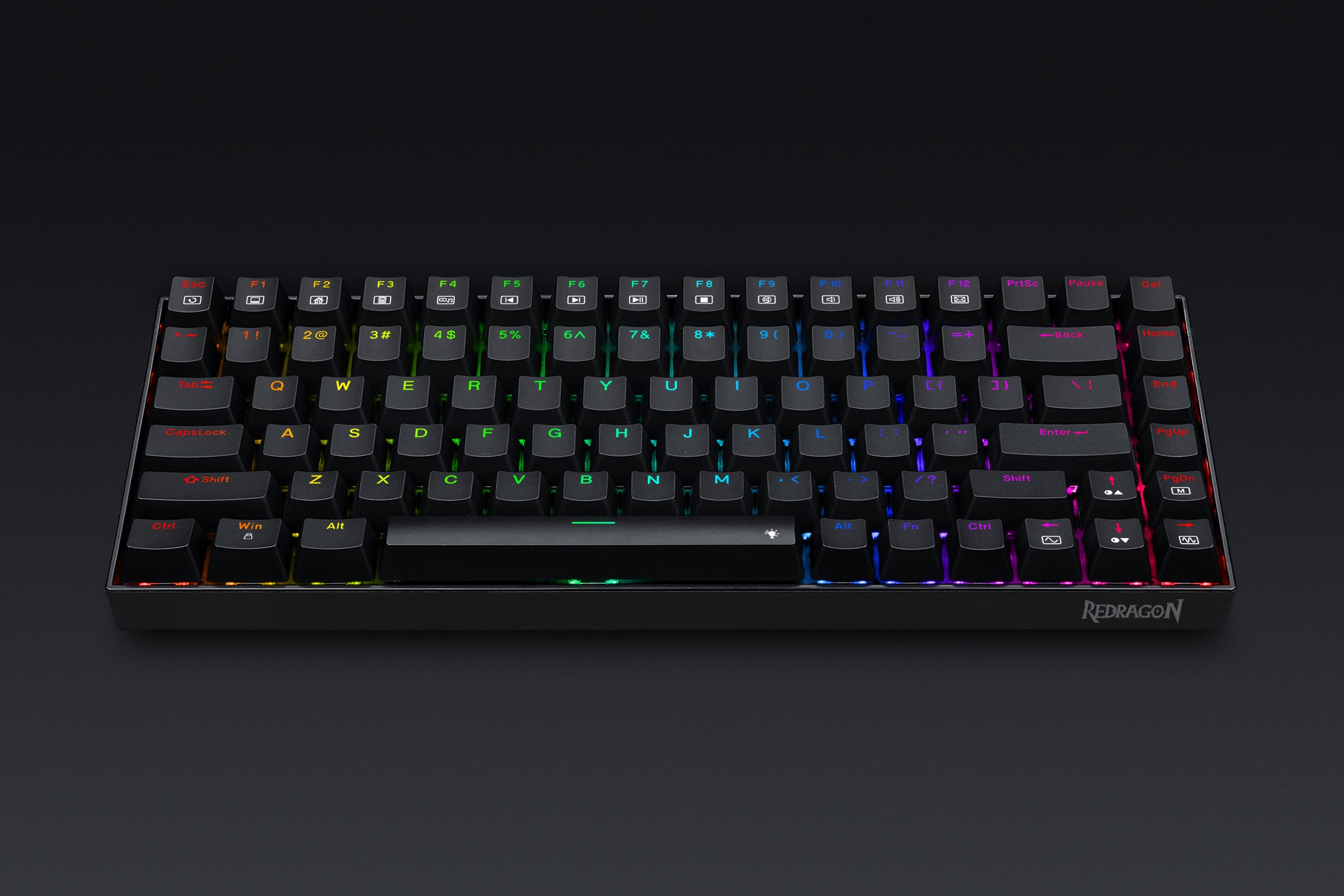 Redragon K629-RGB 75% Rainbow Backlight Mechanical Gaming keyboard