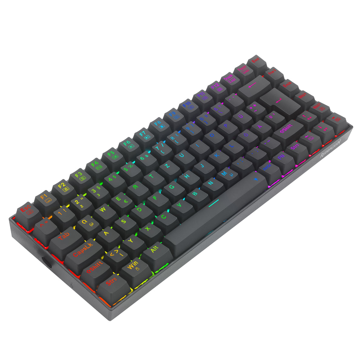 84 Keys Redragon K629-RGB 84-Key RGB Mechanical Gaming Keyboard
