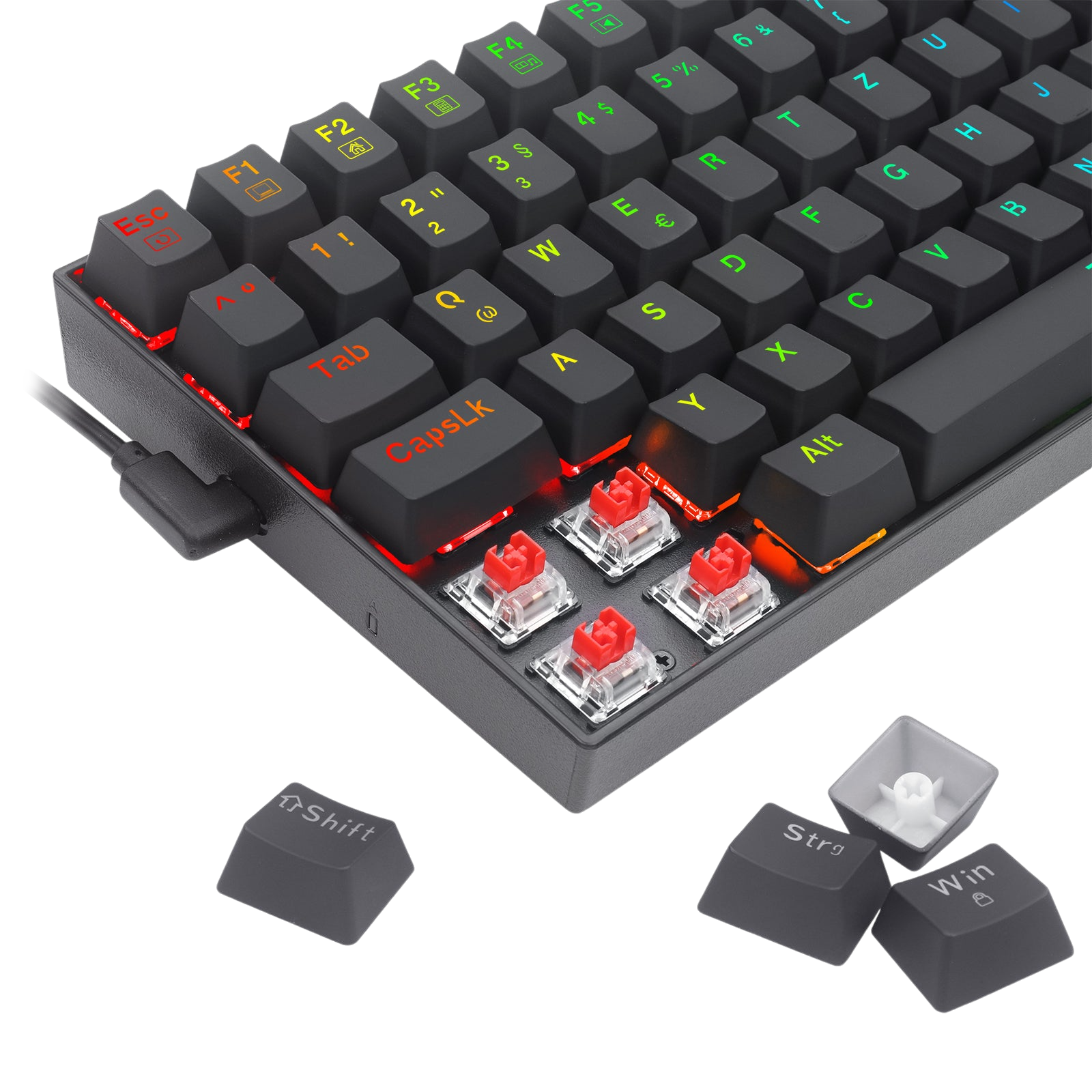 Redragon K629-RGB 84-Key RGB Mechanical Gaming Keyboard