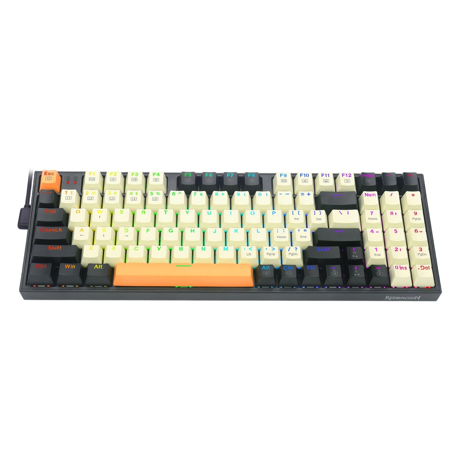 Redragon K636CLO-RGB 94-Key Mechanical Gaming Keyboard