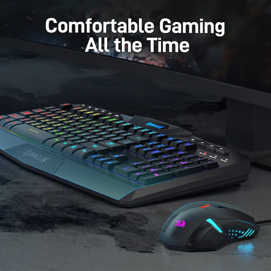 Teclado Jogos Redragon S101 3 Sp Mouse Preta - Kit Teclado e Mouse Teclado Jogos Redragon S101 3 Sp Mouse Preta - Kit Teclado e Mouse