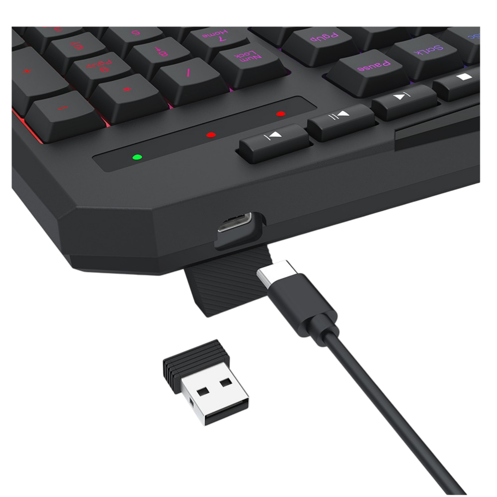 Redragon S101M-KS Tri-Mode Keyboard & Mice Combo