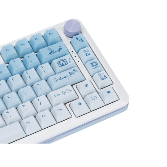 Santorini's Cat Keycap Set Cherry Profile 145+26 Keys