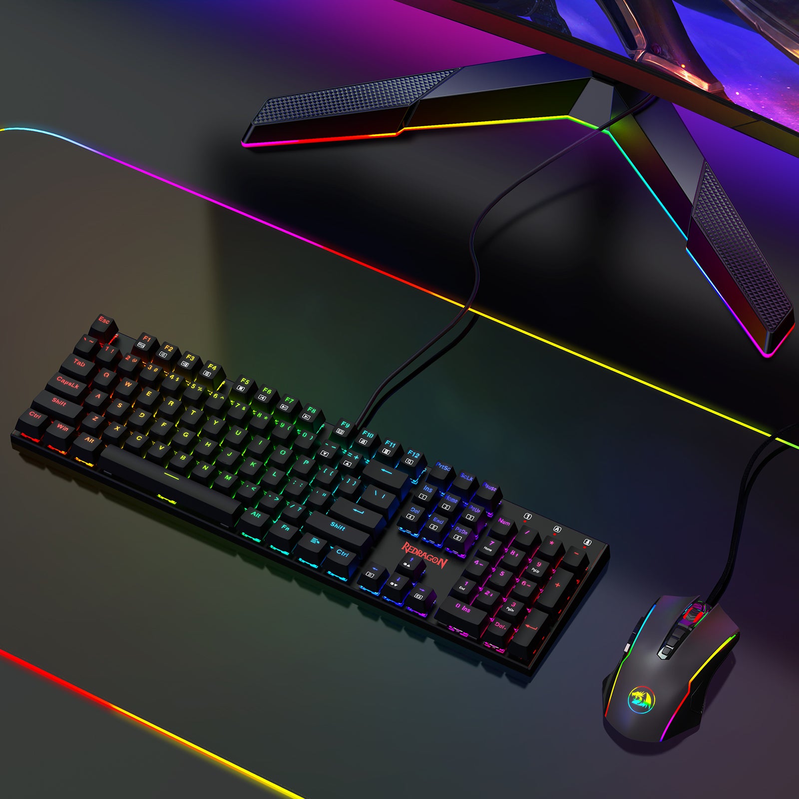 Redragon K565-RGB 104-Key Mechanical Gaming Keyboard