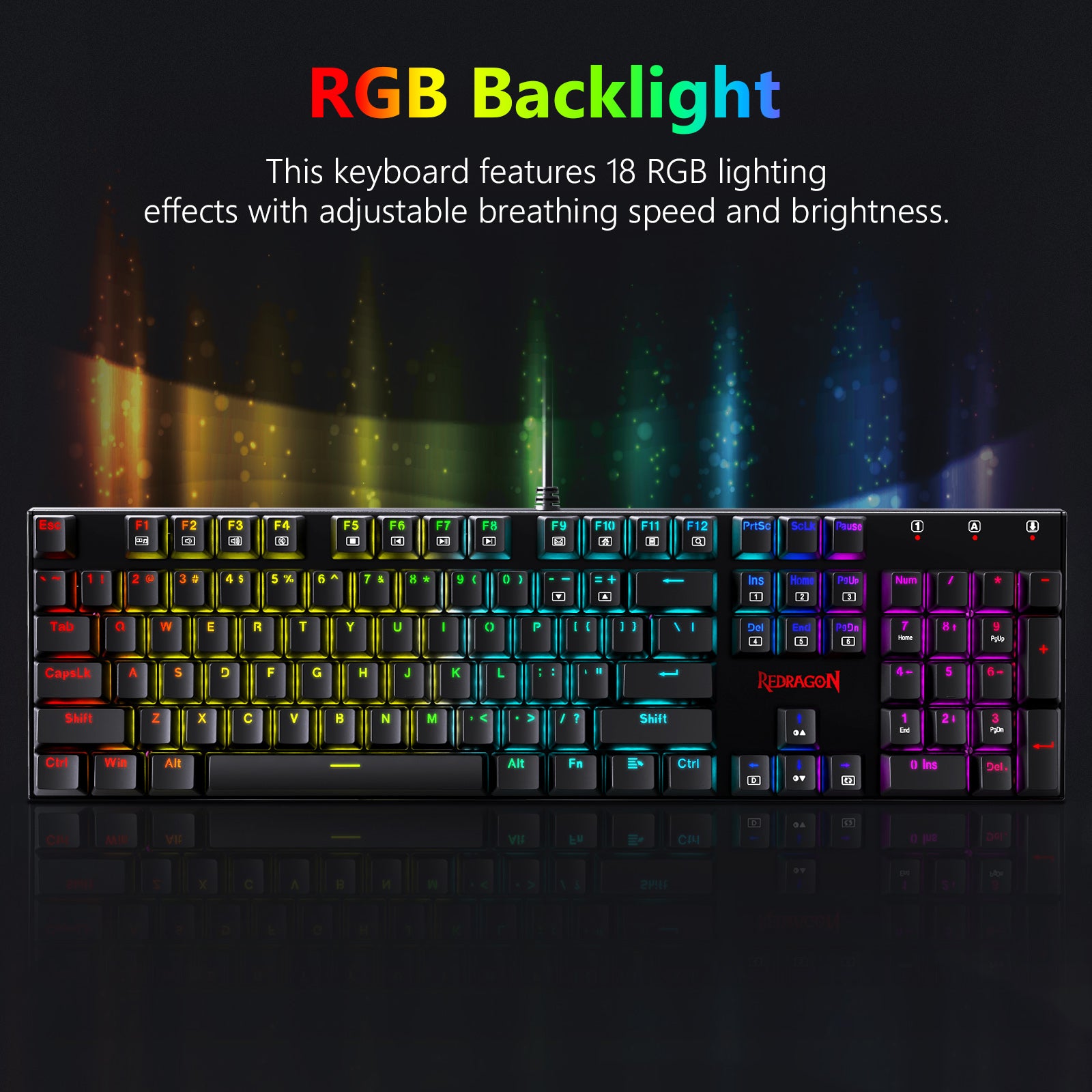 Redragon K565-RGB 104-Key Mechanical Gaming Keyboard