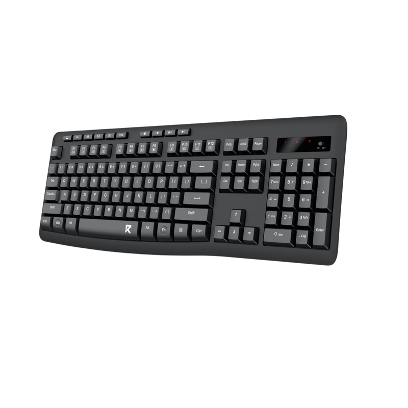 Redragon BK-7367 Rainbow Backlit Membrane Gaming Keyboard (Black)