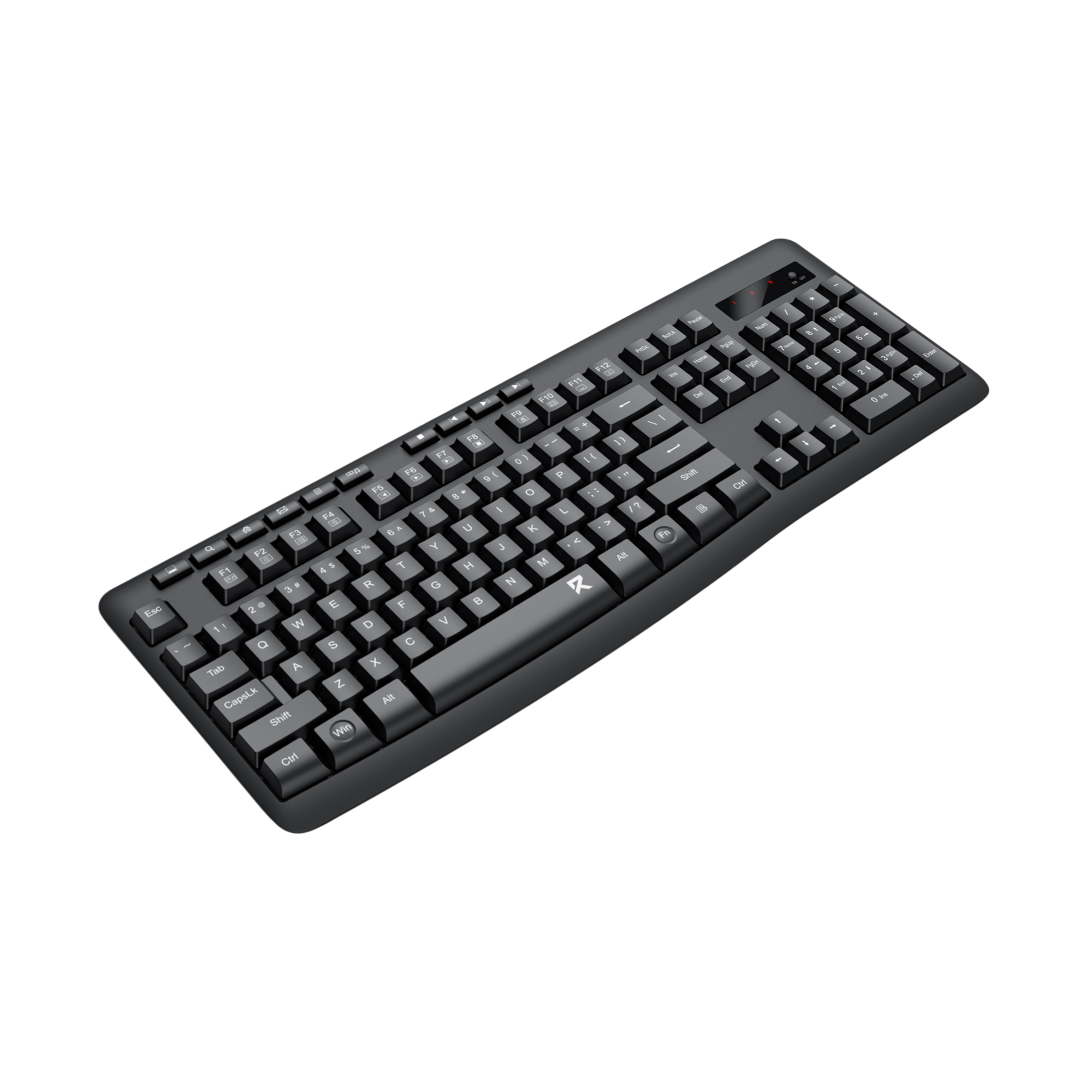 Redragon BK-7367 Rainbow Backlit Membrane Gaming Keyboard (Black)