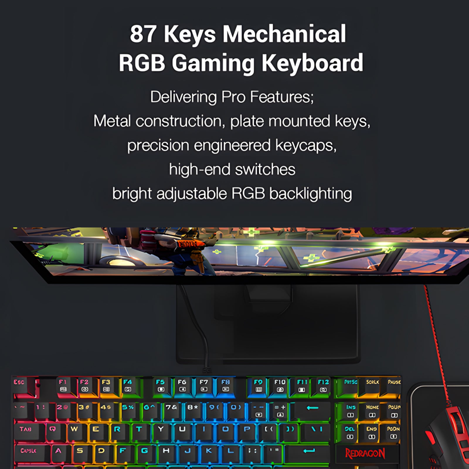 Redragon K552P-KB 87 Key mechanical keyboard