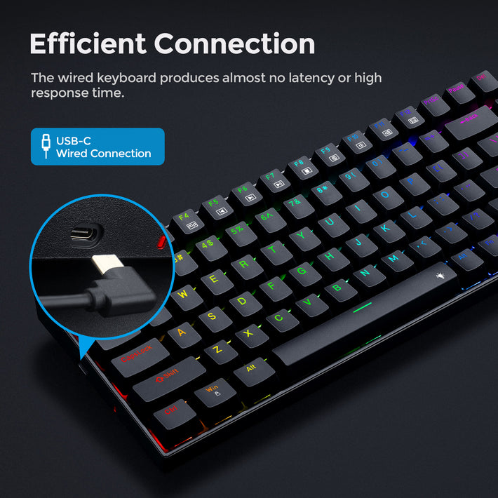 Redragon K629-RGB 75% Mechanical Gaming Keyboard