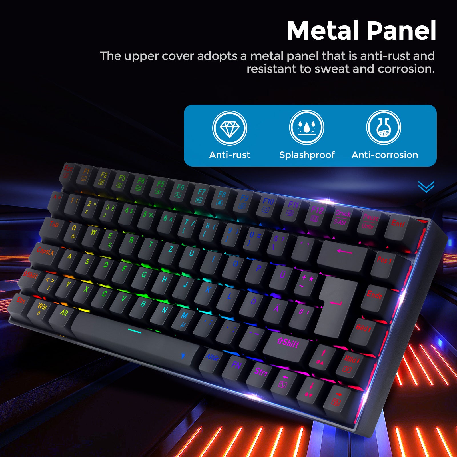 Redragon K629-RGB 84-Key RGB Mechanical Gaming Keyboard