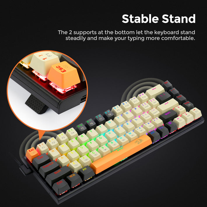 Redragon K633CGO-RGB 68-Key Mechanical Gaming Keyboard